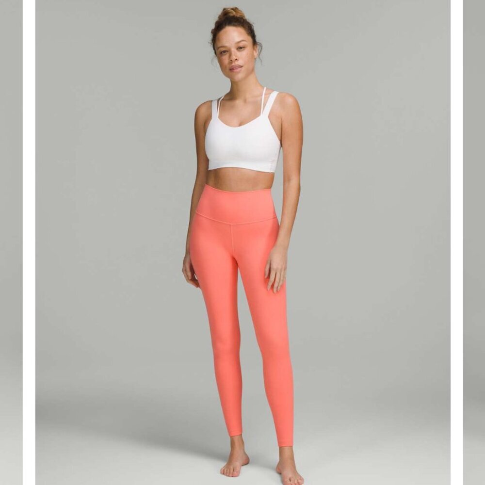 Lululemon‎ Align High-Rise Pant 28" Raspberry Cream size 14 W5CTIS